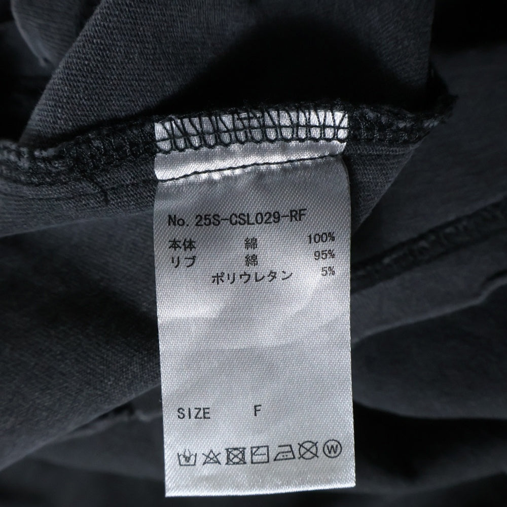 FR(13)NDS(フレンズ) Tribal LS TEE 25S-CSL029-RF トライバル柄 プリント長袖Tシャツ カットソー ブラック