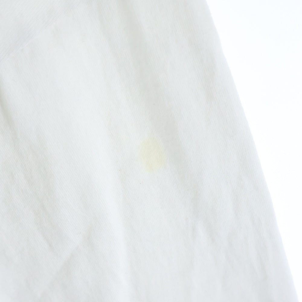 OAMC(オーエーエムシー) 25SS ×Peacemaker L/S Pocket Tee ×ピースメーカー 袖プリント ポケット付き長袖Tシャツ カットソー ホワイト