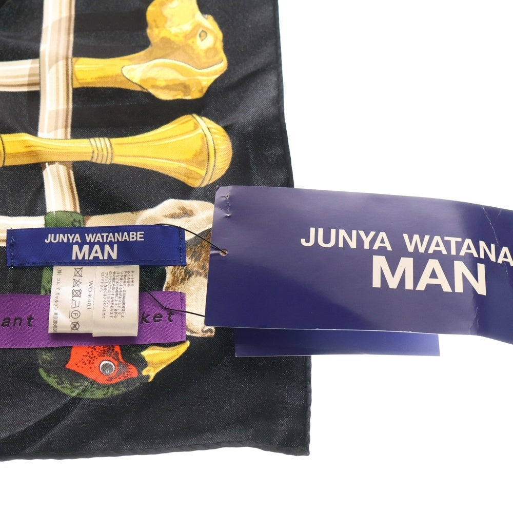 COMME des GARCONS JUNYA WATANABE MAN(コムデギャルソンジュンヤワタナベマン) ×cactus plant カクタスプラント CPFM Silk Print D Scarf シルク プリント スカーフ マルチカラー WO-K401 レディース