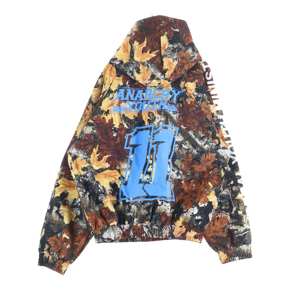 NO BRAND(ノーブランド) LIBERAL YOUTH MINISTRY リベラルユースミニストリー 25SS FOREST HOODIE フォレスト フーディー 総柄 プルオーバーパーカー マルチカラー