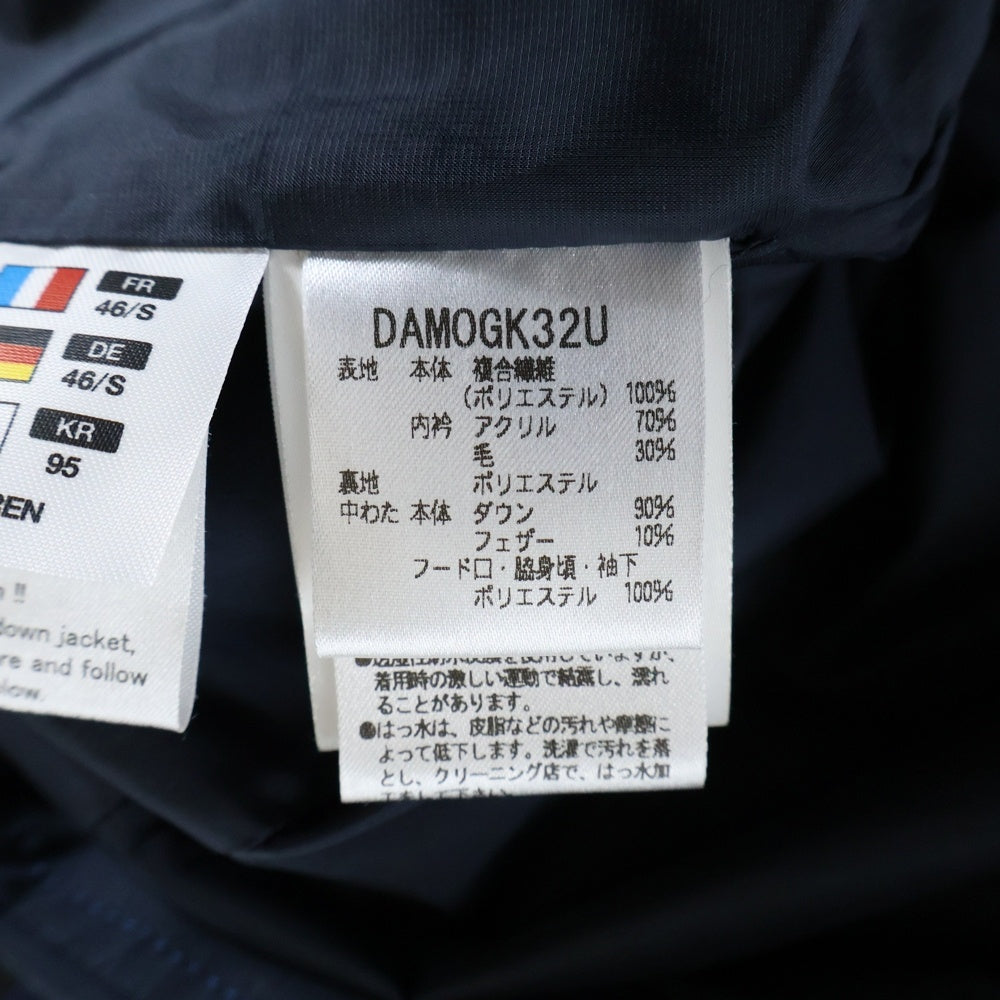 DESCENTE(デサント) 水沢ダウン ダブルジップ ダウンジャケット ネイビー DAM0GK32U レディース