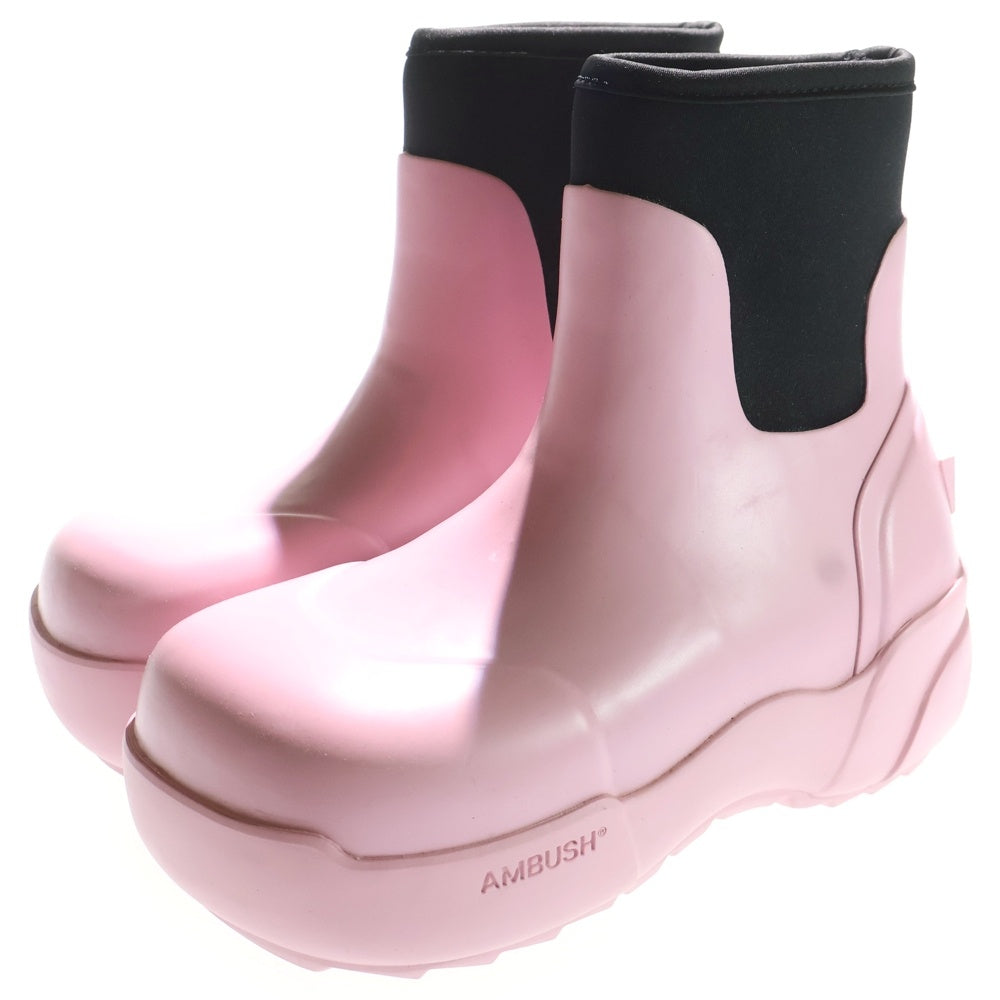 AMBUSH(アンブッシュ) RUBBER BOOT ラバーブーツ 86010631 シューズ ピンク レディース