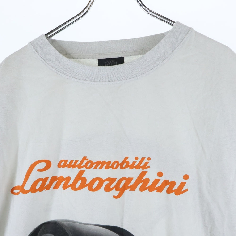 BALENCIAGA(バレンシアガ) ランボルギーニグラフィック半袖Tシャツ カットソー ホワイト 826344 TSVP9