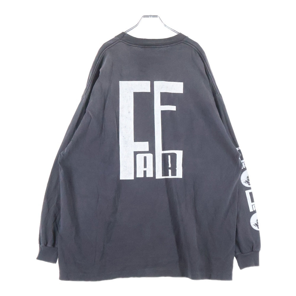 SAINT MICHAEL(セントマイケル) 25SS × FEAR OF GOD SNT OF GOD FG_LS TEE フィアオブゴッド セントオブゴッド 両面プリント クルーネック 長袖Tシャツ カットソー SM-HR8-0000-C02