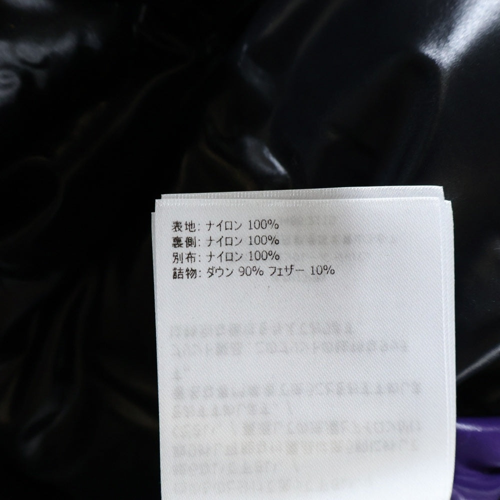MONCLER(モンクレール) 19AW ×Palm Angels BUZZ パームエンジェルス バズ ロゴプレート バックワッペンロゴ ダウンベスト ブラック E209L4330450 C0329