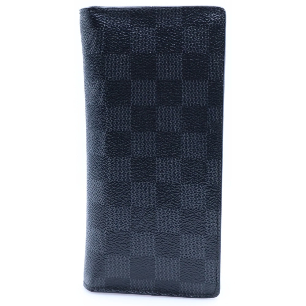 LOUIS VUITTON(ルイヴィトン) ポルトフォイユブラザ ダミエグラフィット PVC ロングウォレット 二つ折り長財布 ブラック N62655