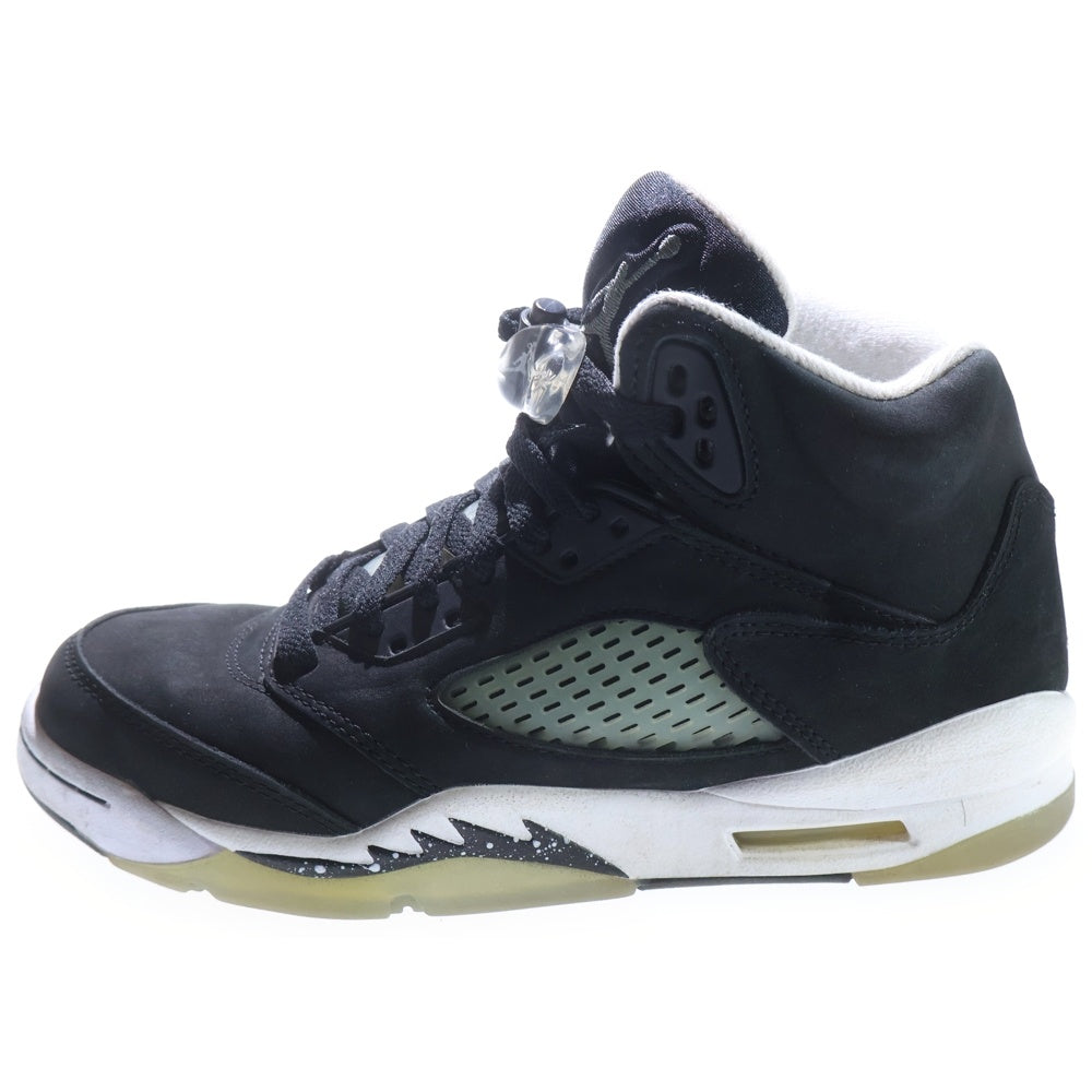NIKE(ナイキ) AIR JORDAN 5 RETRO GS 440888-011 エアジョーダン5 ハイカットスニーカー レディース ブラック/ホワイト US6Y/24cm