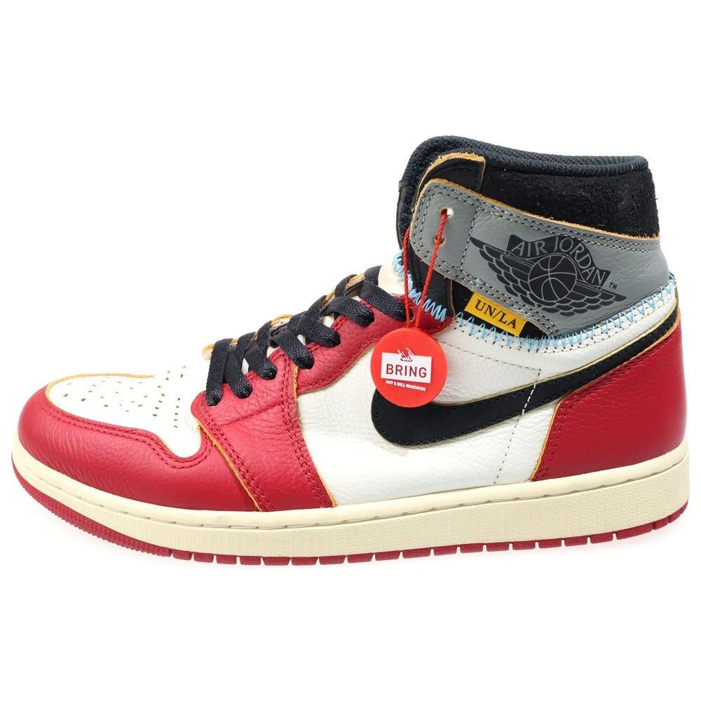 NIKE(ナイキ) ×UNION Air Jordan 1 Retro High OG Chicago Shadow HV8563-600 ユニオン エアジョーダン1 レトロ OG シカゴ シャドウ ハイカットスニーカー US9/27cm