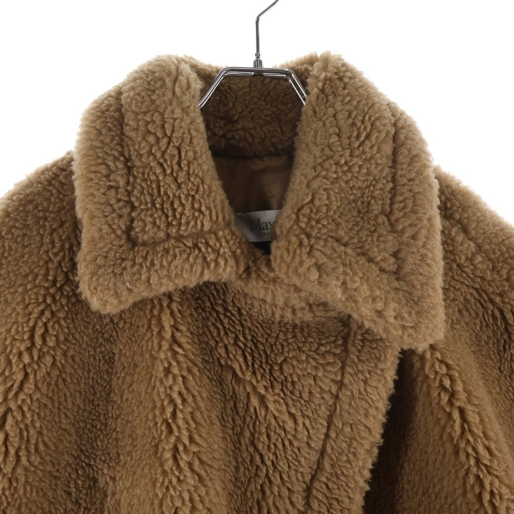 Max Mara(マックスマーラ) テディベア ボア ケープ コンチョ ブラウン レディース 473607236