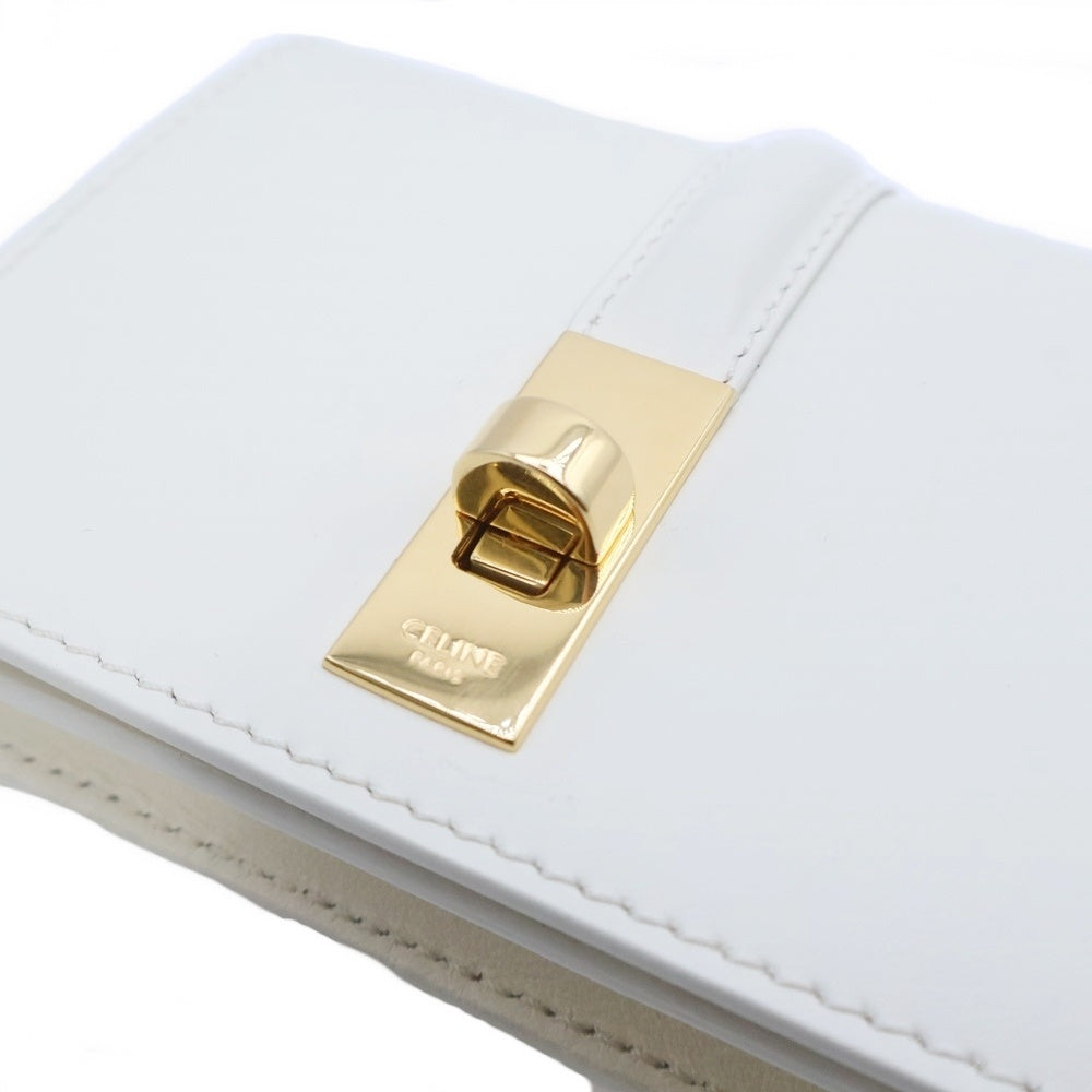 CELINE(セリーヌ) スモール トリフォールド カードケース ホワイト