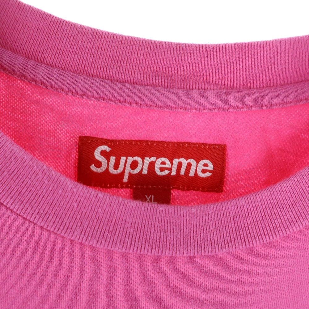 SUPREME(シュプリーム) 24AW Small Box Logo Tee フロントスモールボックスロゴ クルーネック 半袖Tシャツ ピンク