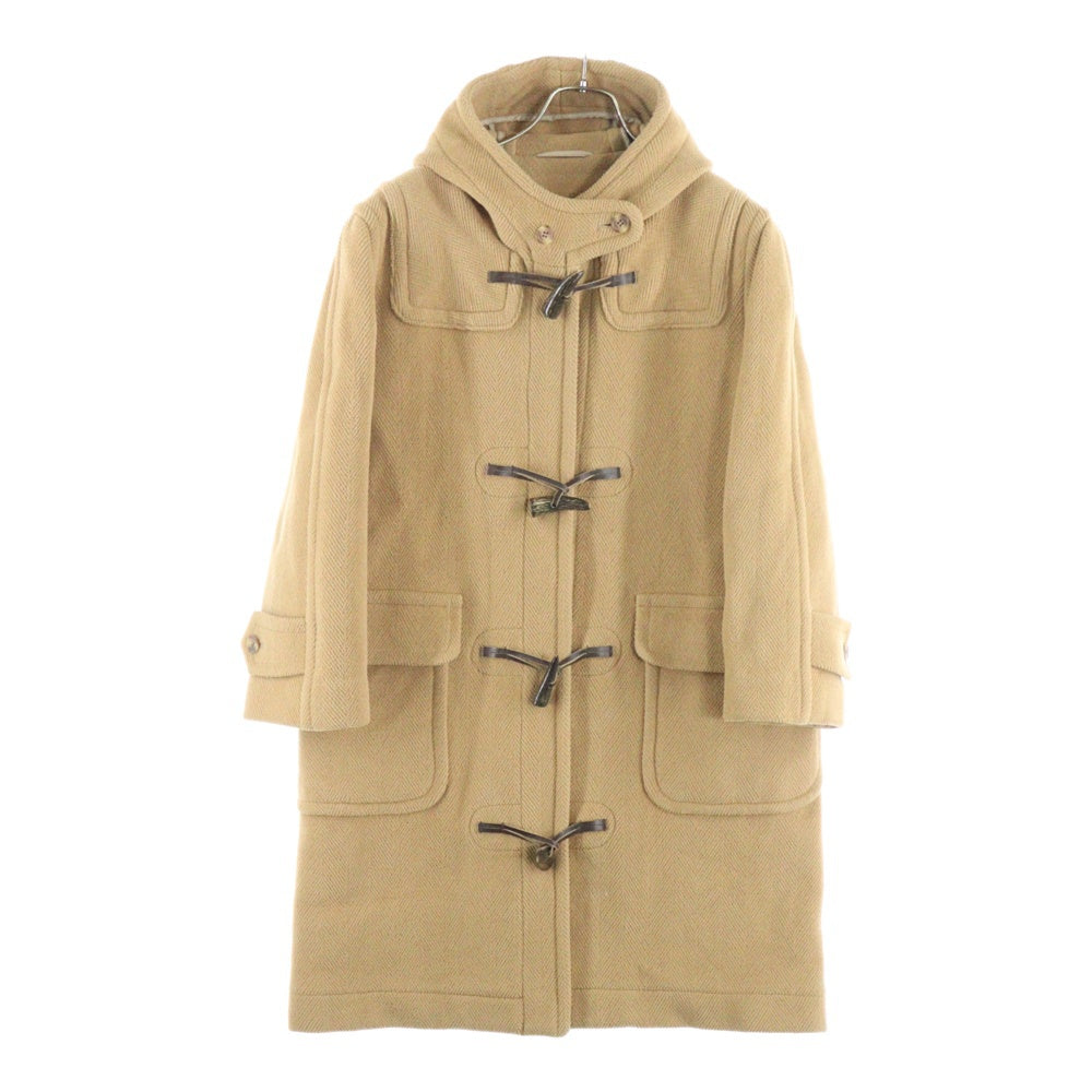 OLD ENGLAND(オールドイングランド) ウール ヘリンボーン ダッフルコート ブラウン レディース 22330901