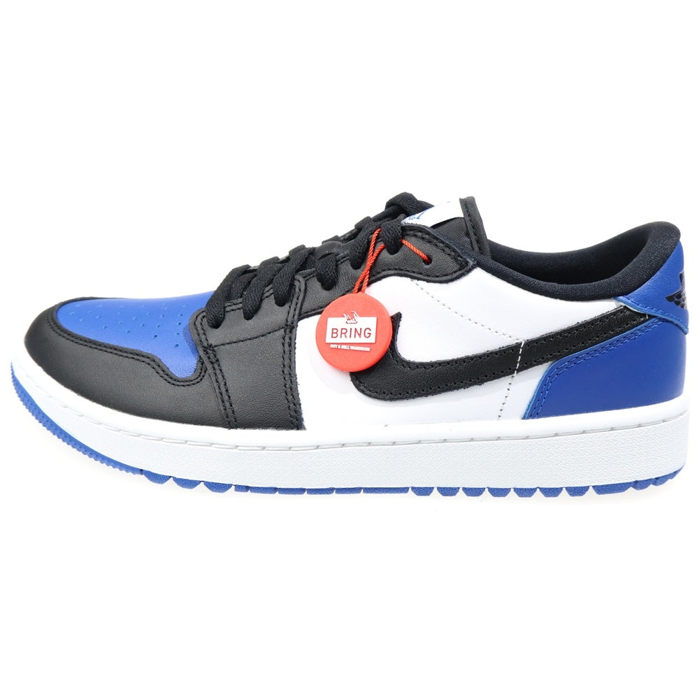 NIKE(ナイキ) AIR JORDAN 1 LOW GOLF ROYAL TOE DD9315-102エアジョーダン1 ロー ゴルフ ロイヤルトゥ ローカットスニーカー ブルー/ブラック/ホワイト US9/27.0cm