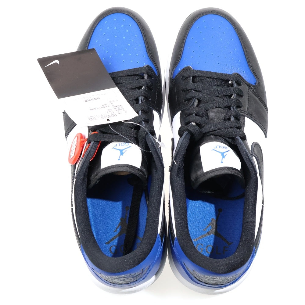 NIKE(ナイキ) AIR JORDAN 1 LOW GOLF ROYAL TOE DD9315-102エアジョーダン1 ロー ゴルフ ロイヤルトゥ ローカットスニーカー ブルー/ブラック/ホワイト US9/27.0cm