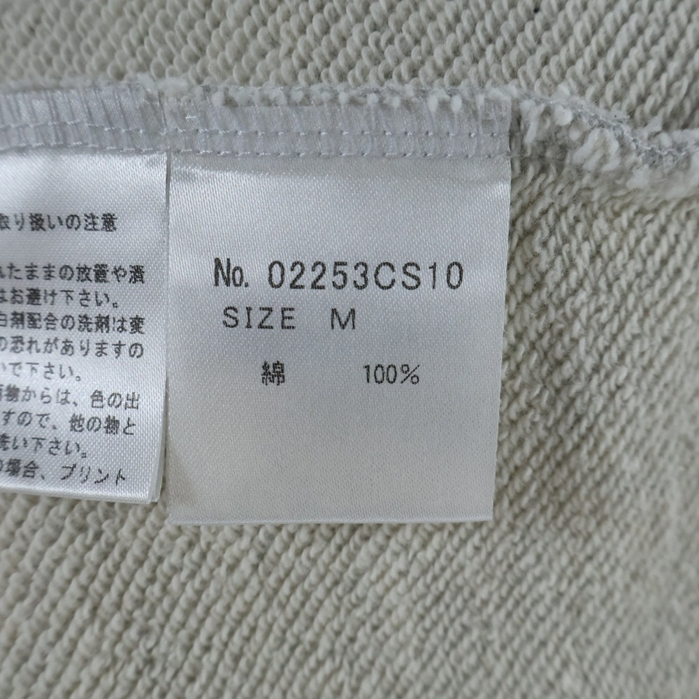 HYSTERIC GLAMOUR(ヒステリックグラマー) HYSTERIC ARMPIT フロントプリント クルーネック 長袖スウェット グレー 02253CS10