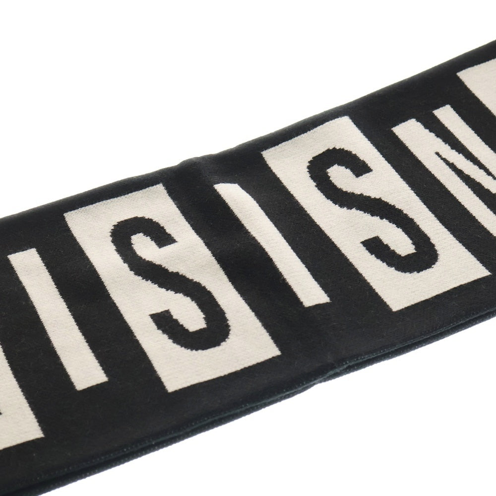 THISISNEVERTHAT(ディスイズネバーザット) ロゴ マフラー TN253KGPGP01 ブラック