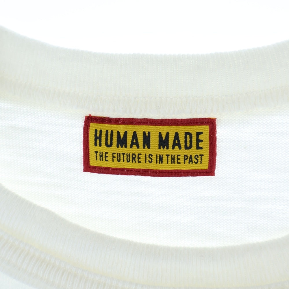 HUMAN MADE(ヒューマンメイド) DRY ALLS ハートロゴ プリント 半袖Tシャツ ホワイト