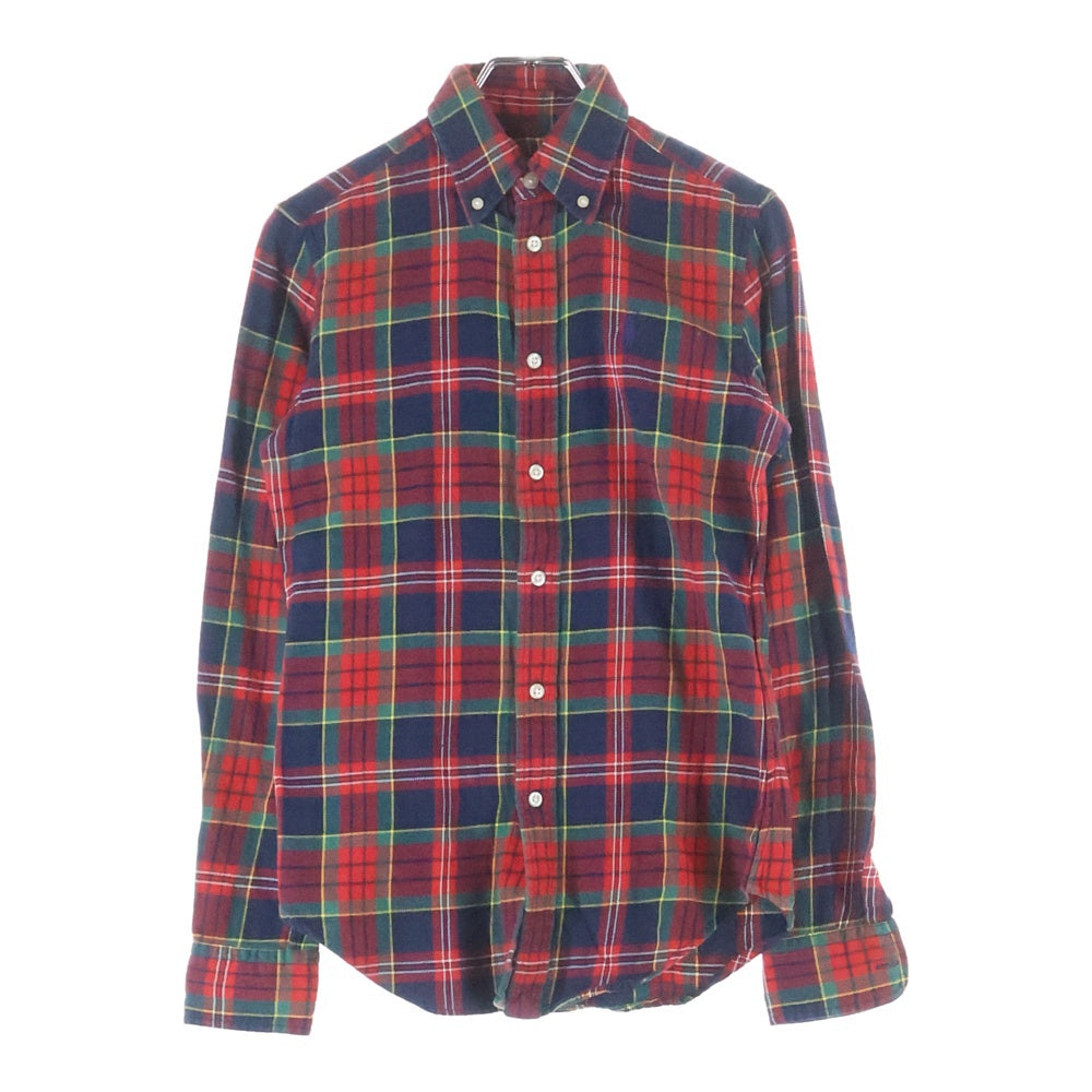 RALPH LAUREN(ラルフローレン) コットン チェック ボタンダウン 胸刺繍ロゴ 長袖シャツ レディース マルチカラー