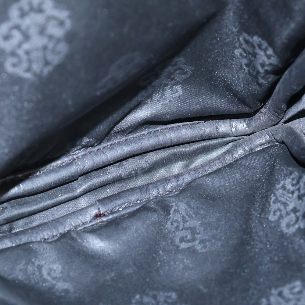 CHROME HEARTS(クロムハーツ) MILO ラージダガー メールショルダーバッグ レザーバッグブラック