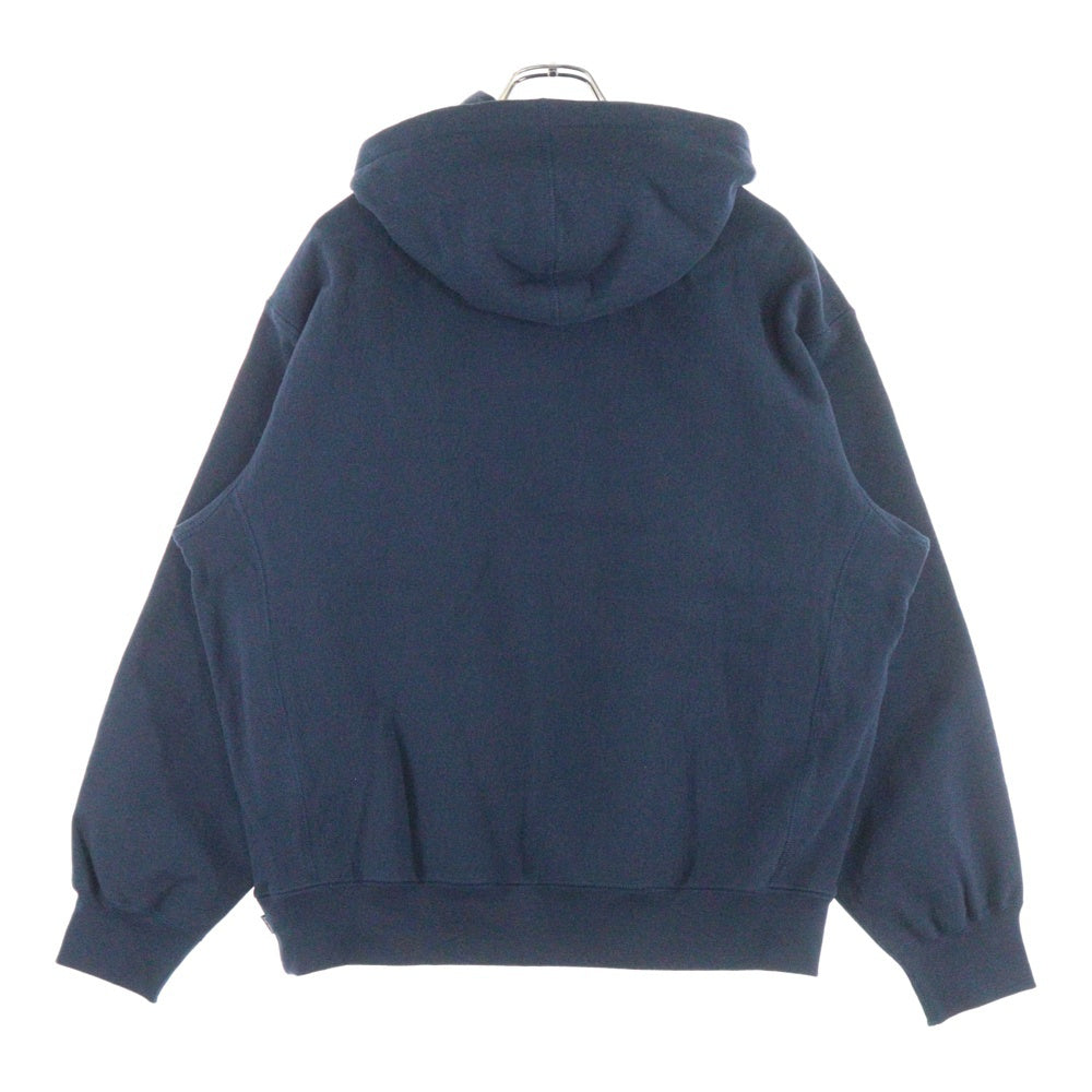 SUPREME(シュプリーム) 25AW Swarovski Motion Logo Hooded スワロフスキー モーションロゴフーディー プルオーバーパーカー ネイビー