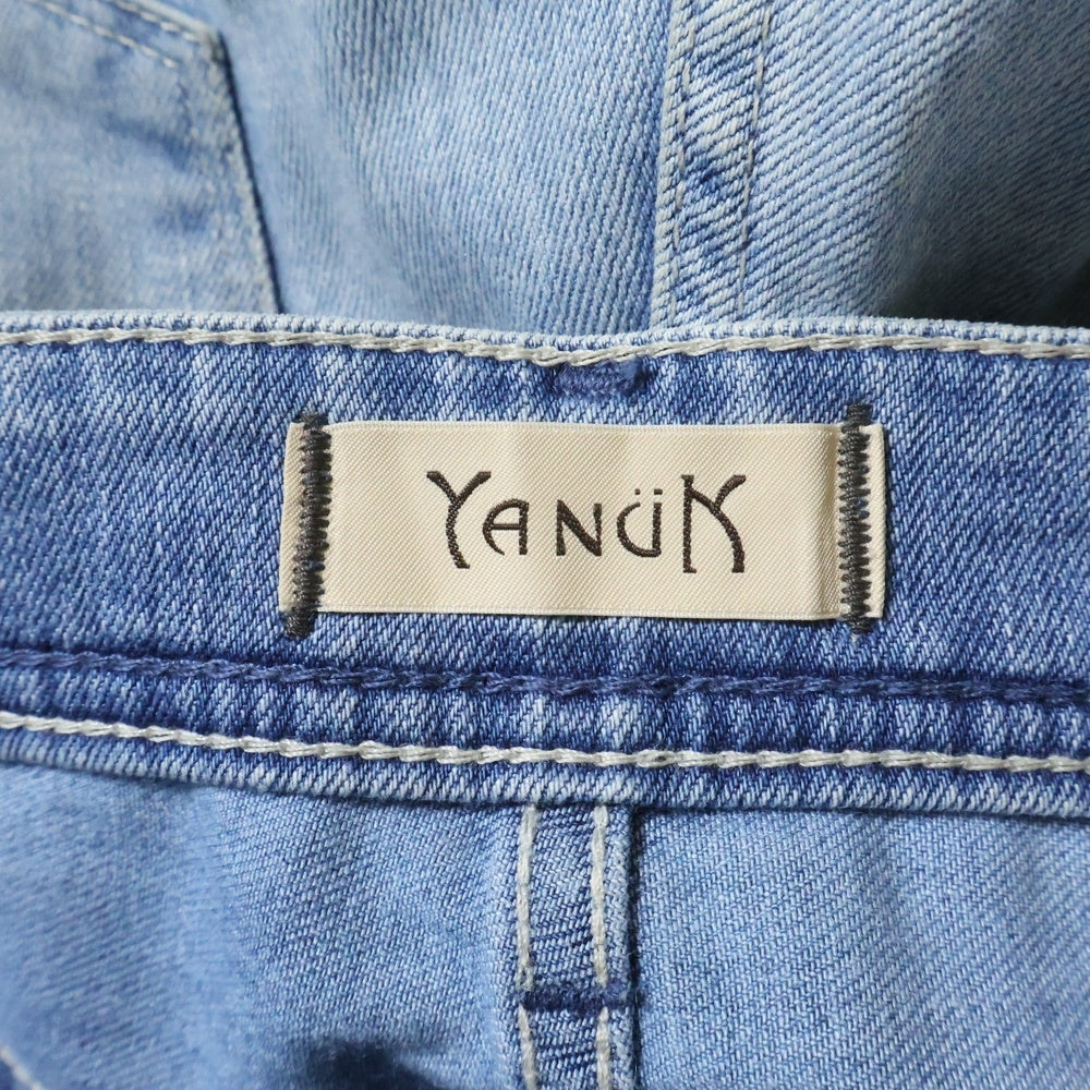 YANUK(ヤヌーク) 6ポケット デニム ストレート パンツ インディゴ 57121232