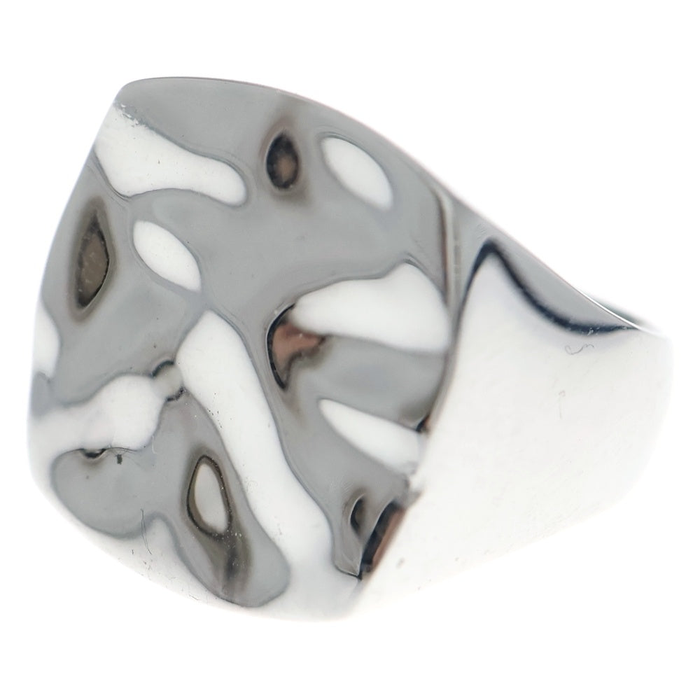 TOMWOOD(トムウッド) Wavy Circle Ring スクエア ウェーブ リング シルバー