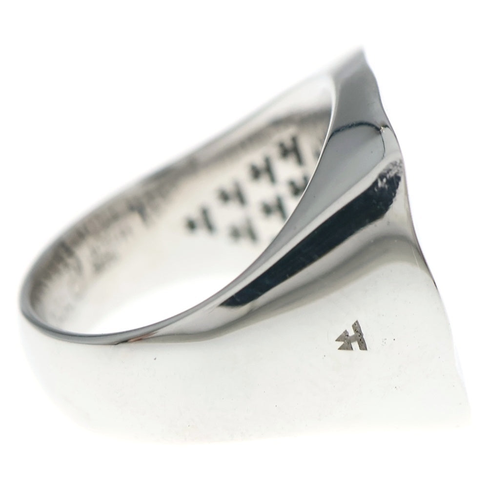 TOMWOOD(トムウッド) Wavy Circle Ring スクエア ウェーブ リング シルバー