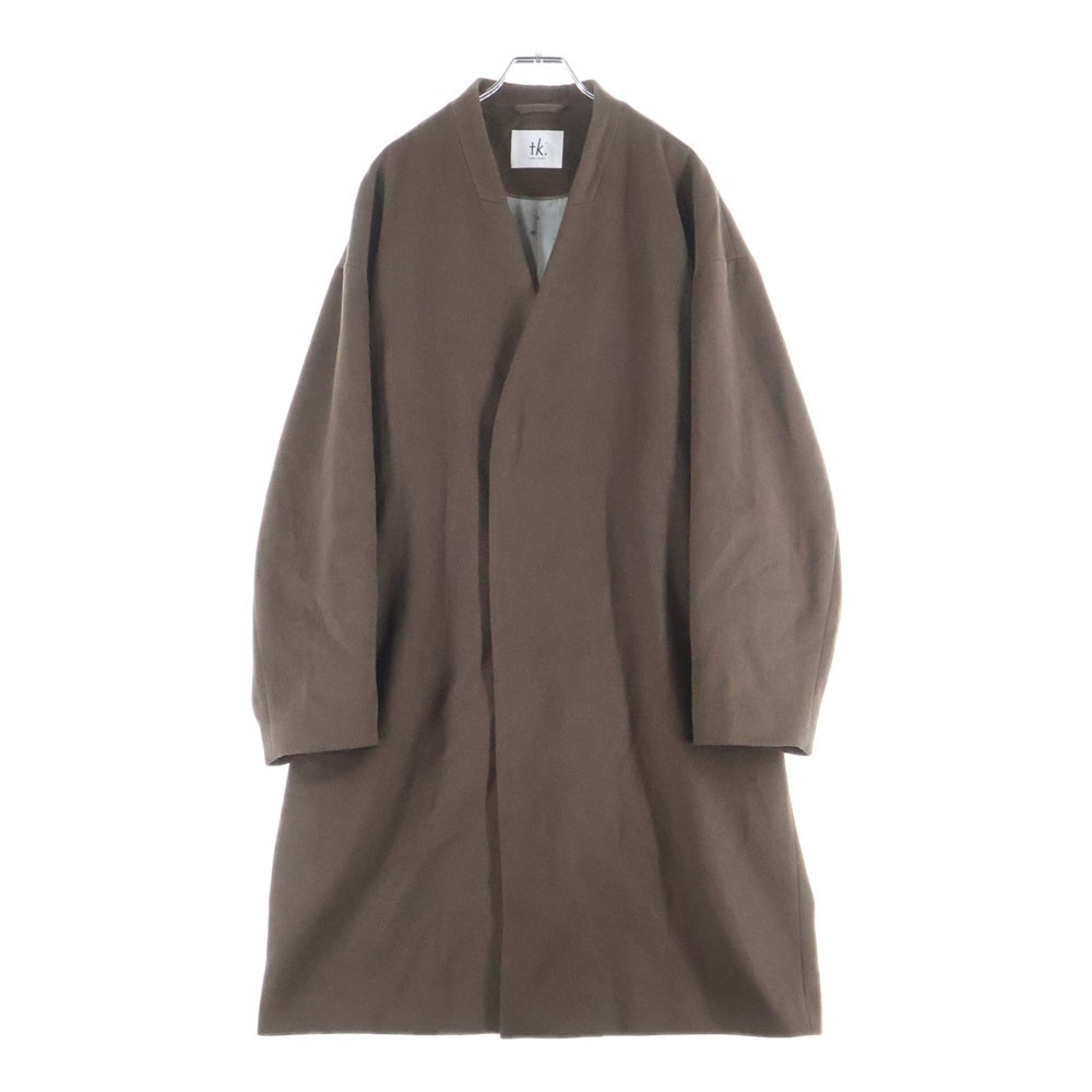 TAKEO KIKUCHI(タケオキクチ) GiGaTex ウール ロングコート ブラウン 170-99206