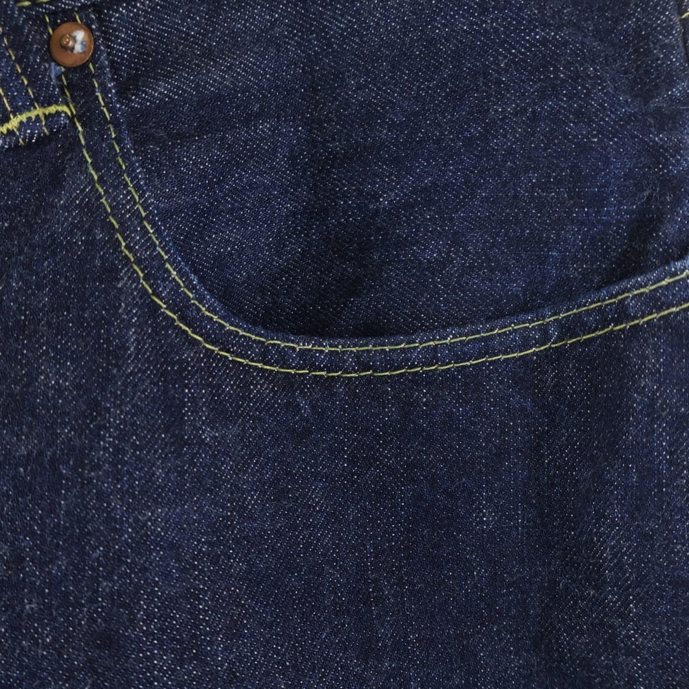 FULLCOUNT(フルカウント) WW2 COTTON DENIM PANTS S0105 大戦モデル デニムパンツ ボタンフライ ストレートジーンズ インディゴ S0105-24