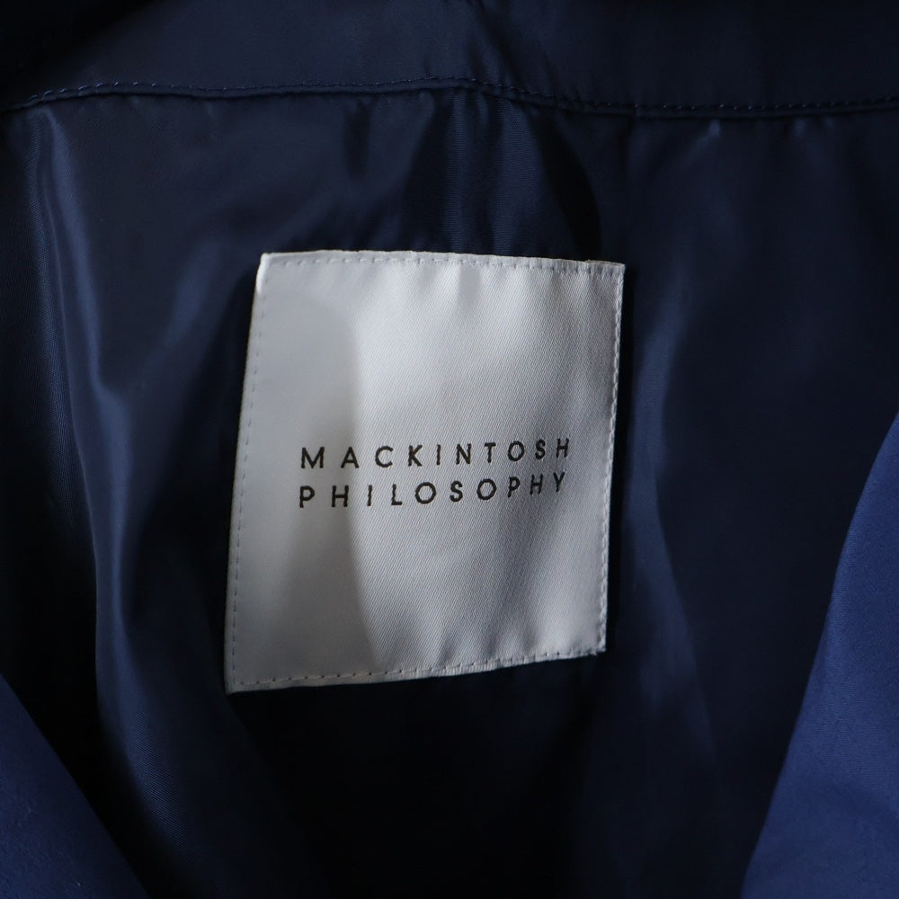 MACKINTOSH(マッキントッシュ) PHILOSOPHY ライナーベスト付 ステンカラー コート ブルー H1C21-713-27