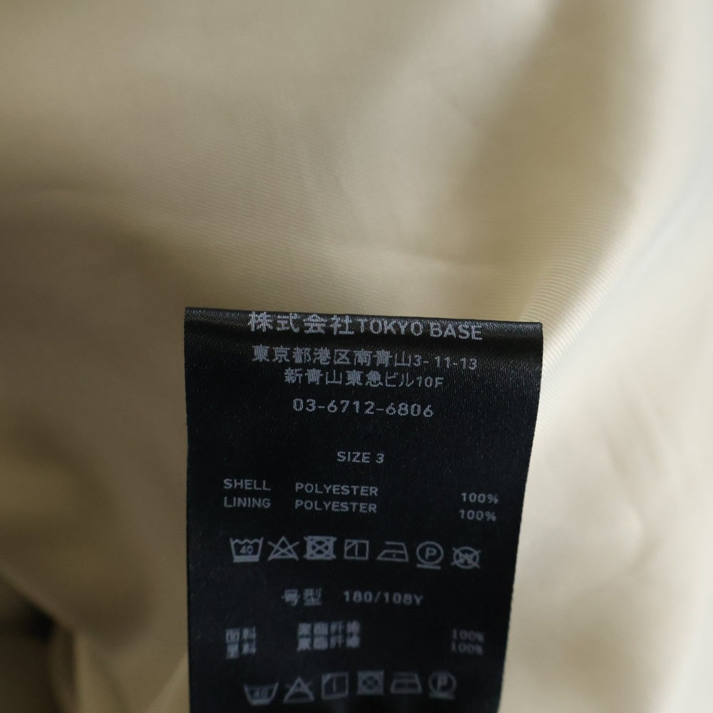 NO BRAND(ノーブランド) A+TOKYO エープラストウキョウ ベルト付 コート ベージュ 242554001