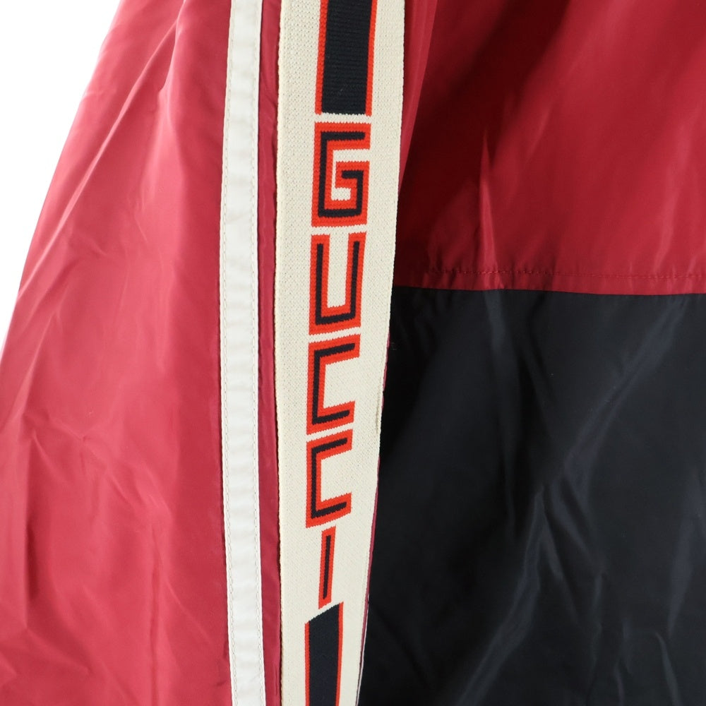 GUCCI(グッチ) 中綿入り フーディコート レッド/ブラック 538275 Z9687