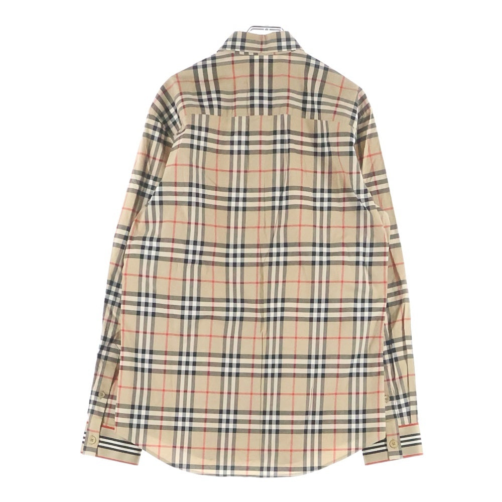 BURBERRY(バーバリー) 20AW Checked Shirt チェック柄 長袖シャツ ベージュ 8027778/70B