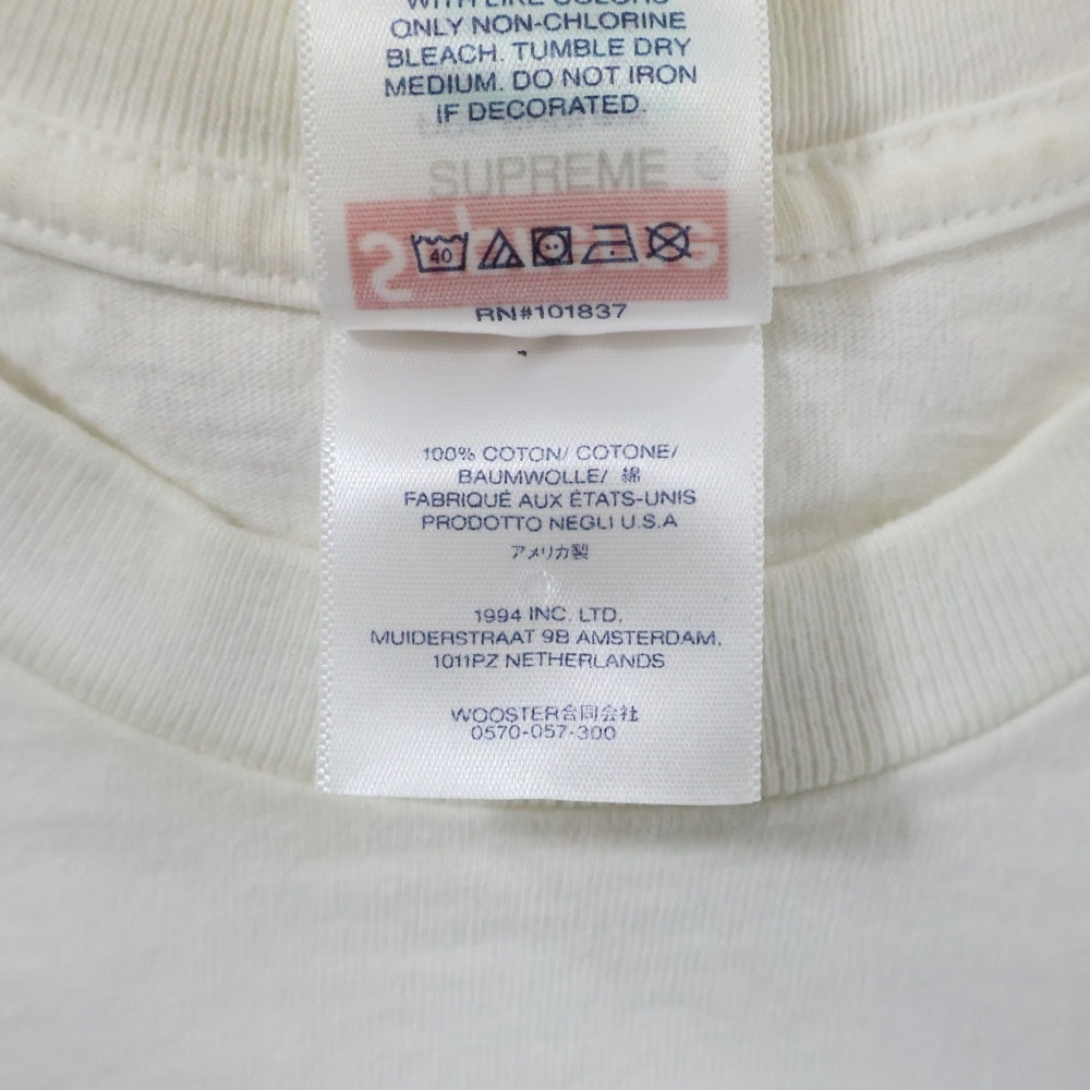 SUPREME(シュプリーム) 23SS Box Logo S/S Tee ボックスロゴプリント クルーネック 半袖Tシャツ ホワイト