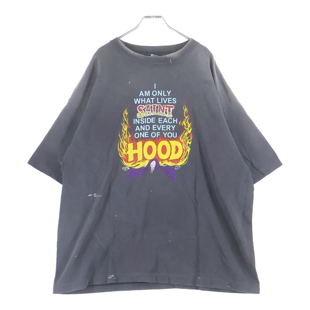 SAINT MICHAEL(セントマイケル) 25SS × NEIGHBORHOOD STHD SS TEE SM-HR8-0000-C69 ネイバーウッド プリント クルーネック 半袖Tシャツ グレー