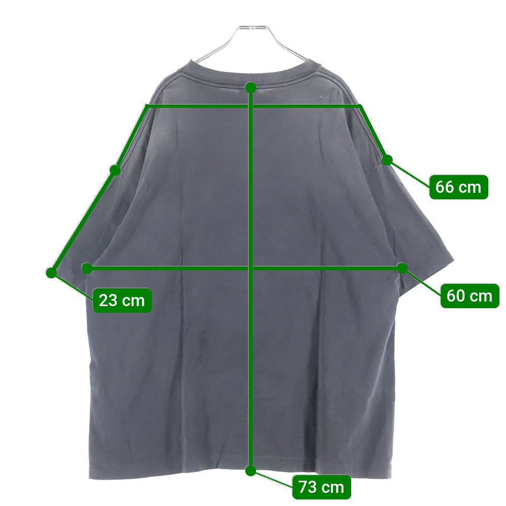 SAINT MICHAEL(セントマイケル) 25SS × NEIGHBORHOOD STHD SS TEE SM-HR8-0000-C69 ネイバーウッド プリント クルーネック 半袖Tシャツ グレー