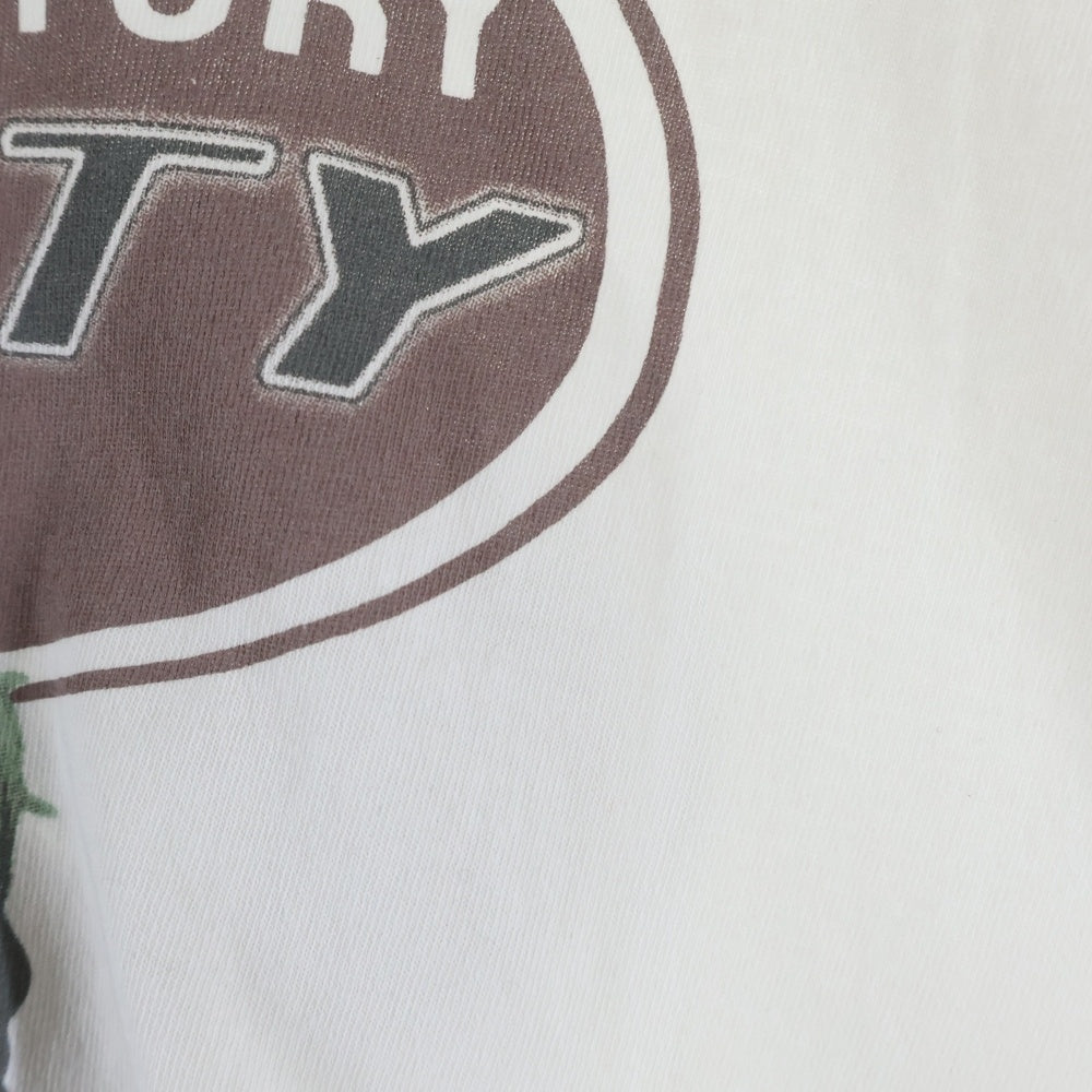 SAINT MICHAEL(セントマイケル) 24AW VANITY SS TEE SM-YS1-0000-006 ジーザスプリント半袖Tシャツ カットソー ホワイト