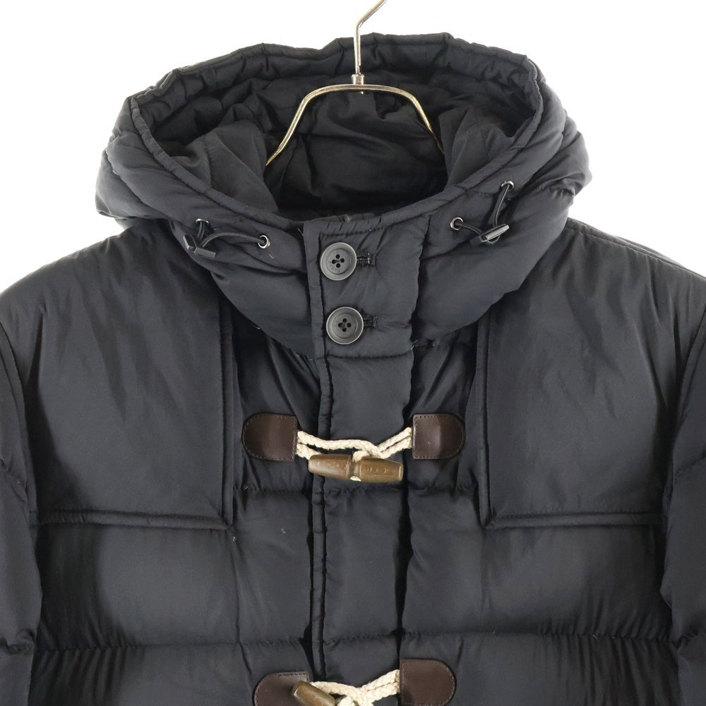 HERNO(ヘルノ) ナイロン ダブルジップ ダッフルダウンコート ブラック PI009ULE