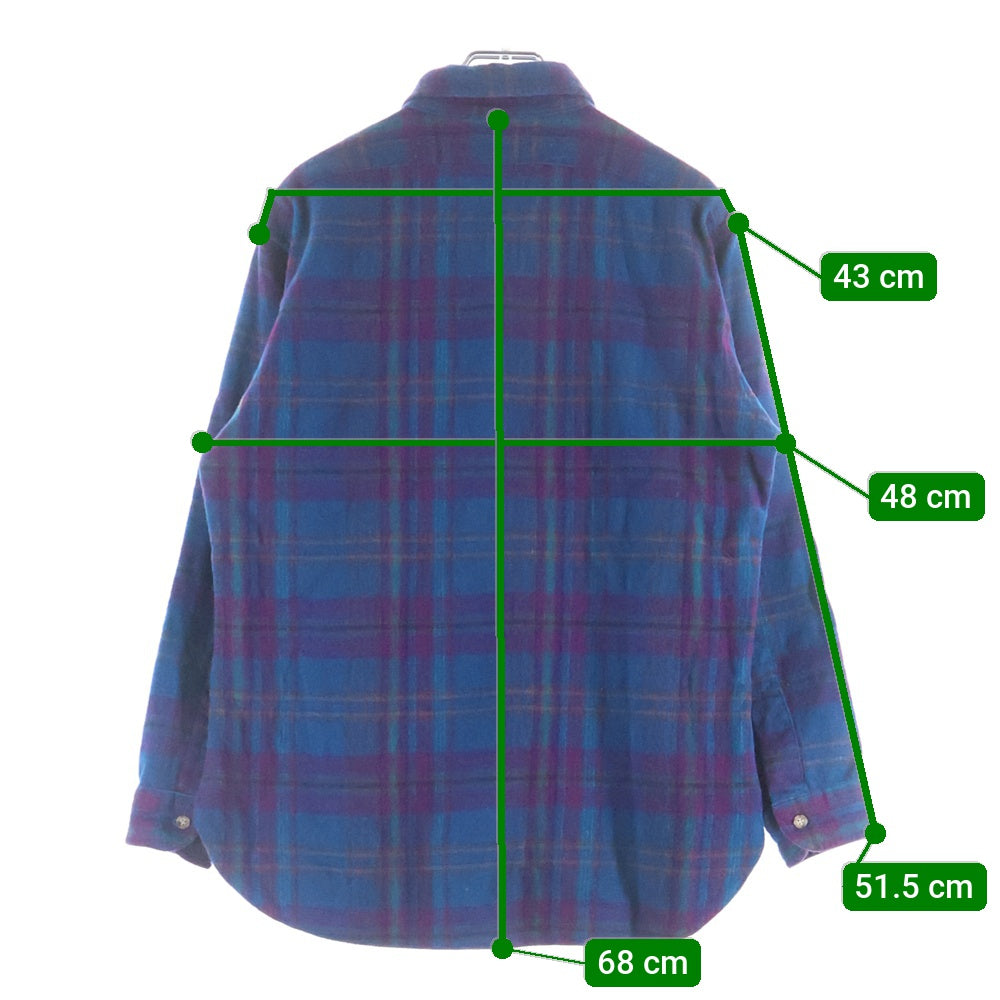 PENDLETON(ペンドルトン) 70S VINTAGE タータンチェック ロングスリーブ ウールシャツ マルチ