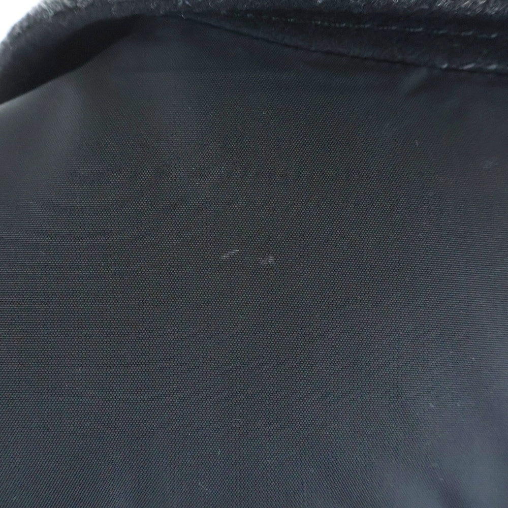 DOLCE & GABBANA(ドルチェアンドガッバーナ) 裏地ダウン ウールPコート ブラック G0733T/FUM4F