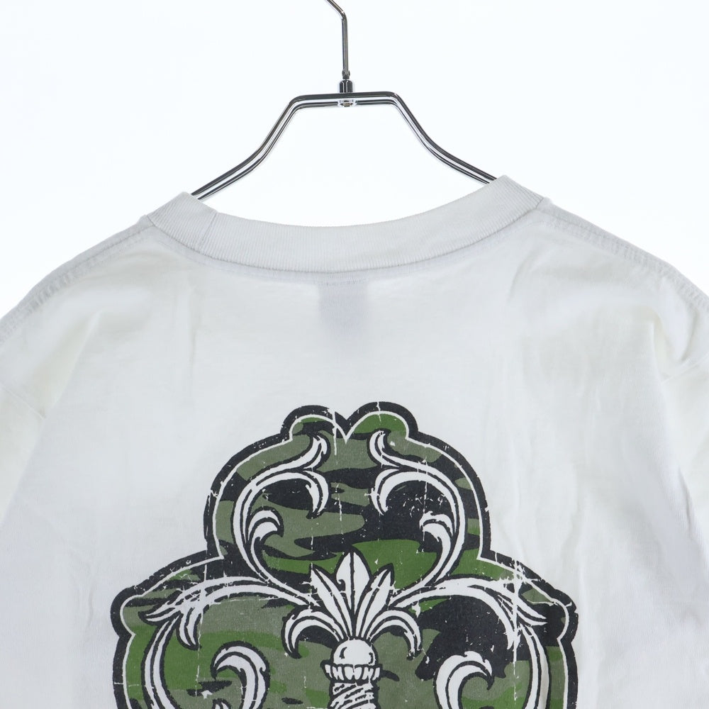 CHROME HEARTS(クロムハーツ) OLD DAGGER S/S Tee ダガーバックプリント 半袖Tシャツ ホワイト