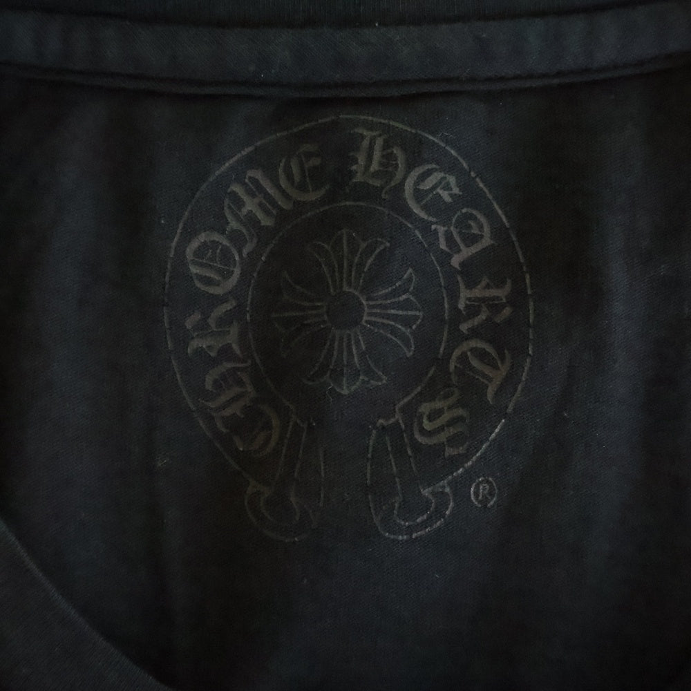 CHROME HEARTS(クロムハーツ) クルーネック インナー 半袖Tシャツ ブラック