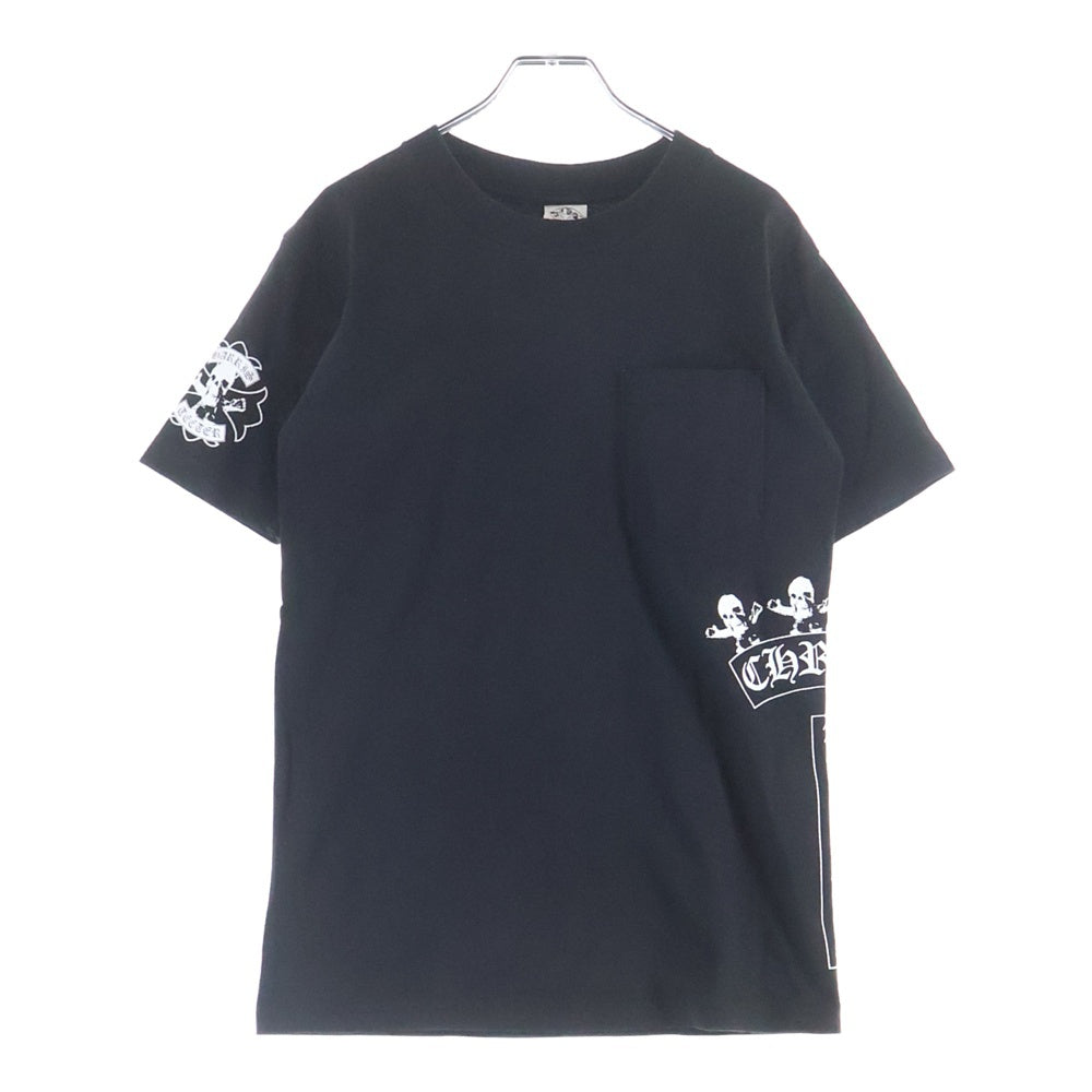 CHROME HEARTS(クロムハーツ) OLD FOTI HARRIS TEETER オールド フォティ ハリスティーター Tバー プリント半袖Tシャツ クルーネックカットソー ブラック