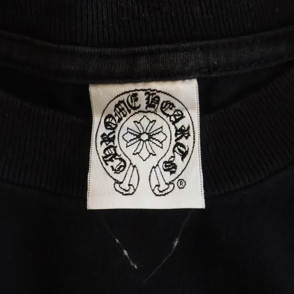 CHROME HEARTS(クロムハーツ) OLD FOTI HARRIS TEETER オールド フォティ ハリスティーター Tバー プリント半袖Tシャツ クルーネックカットソー ブラック