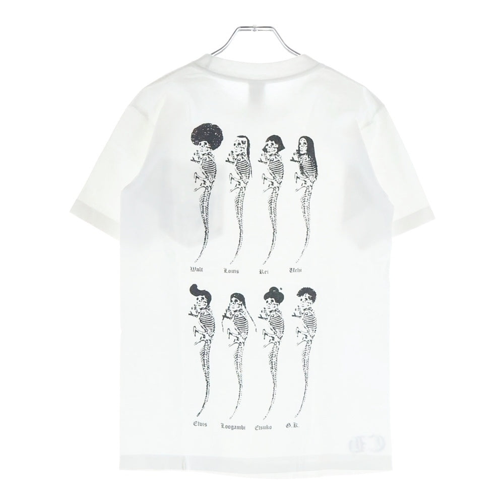 CHROME HEARTS(クロムハーツ) FOTI フォティ フロントプリント クルーネック 半袖Tシャツ ホワイト
