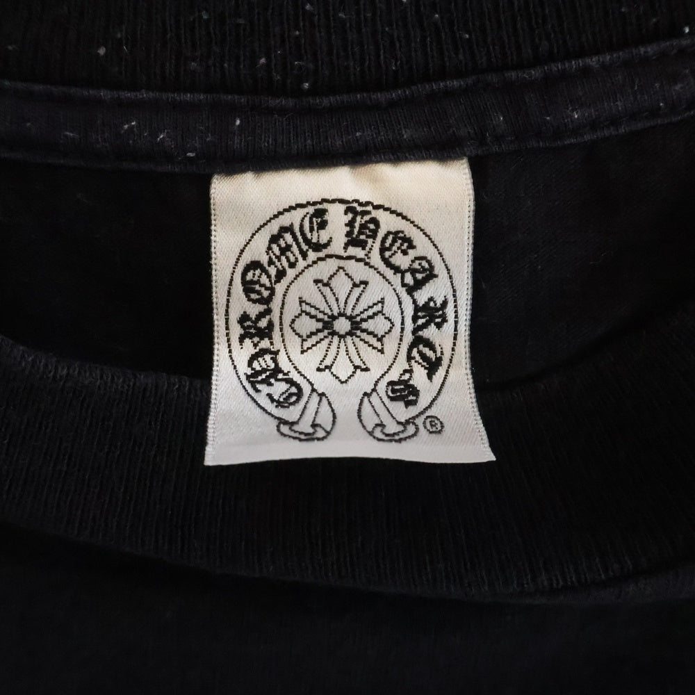 CHROME HEARTS(クロムハーツ) OLD Scroll Label オールド バックスクロールラベル クルーネック 半袖Tシャツ カットソー ブラック