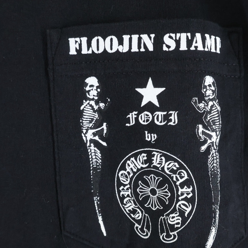 CHROME HEARTS(クロムハーツ) OLD JOE FOTI EXHIBITION 2009 フォティ 日本限定 クルーネック 半袖Tシャツ ブラック