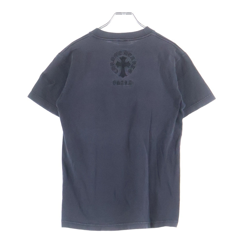 CHROME HEARTS(クロムハーツ) OLD オールドモデル 大阪限定 バック刺繍 ポケット切替 半袖Tシャツ カットソー ブラック