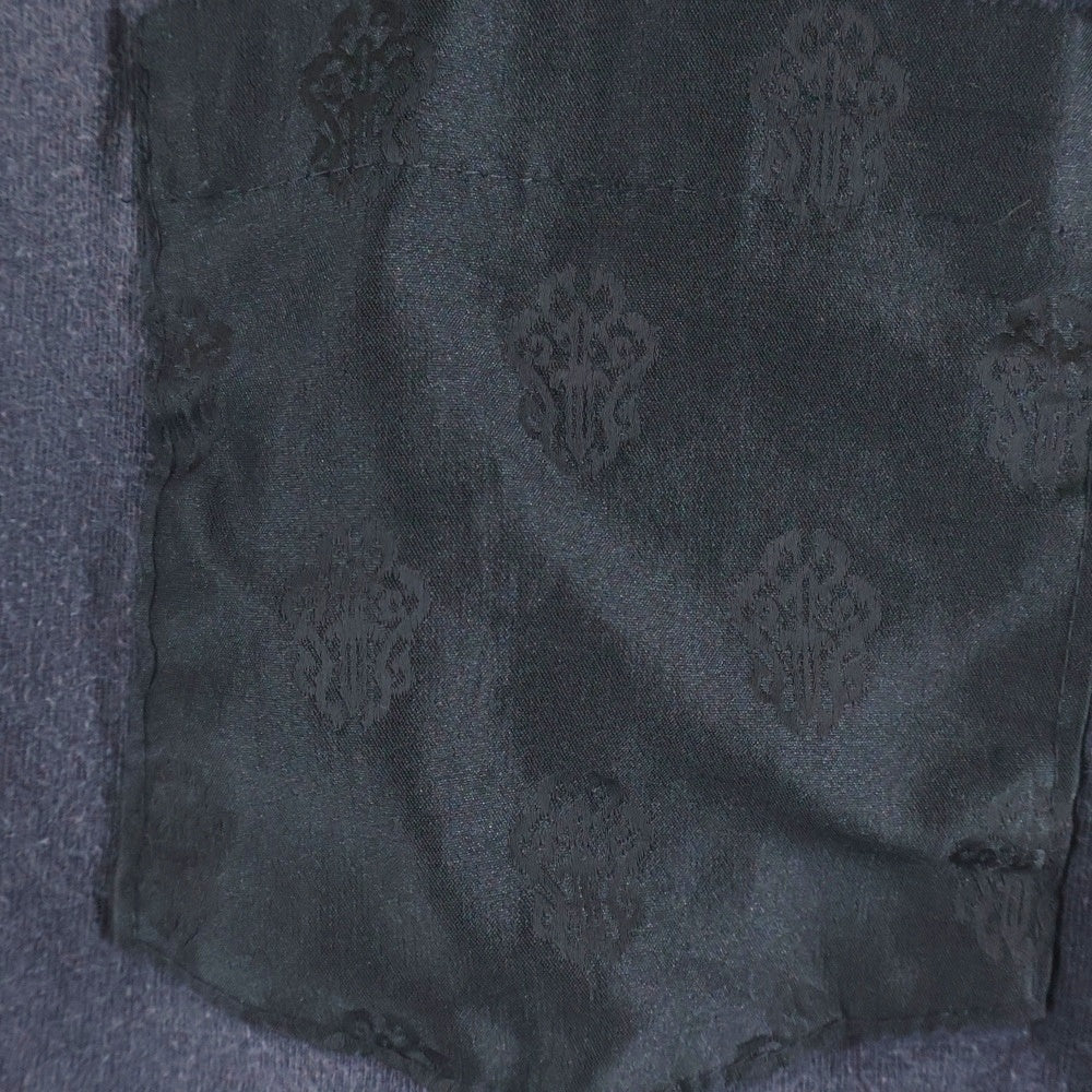 CHROME HEARTS(クロムハーツ) OLD オールドモデル 大阪限定 バック刺繍 ポケット切替 半袖Tシャツ カットソー ブラック