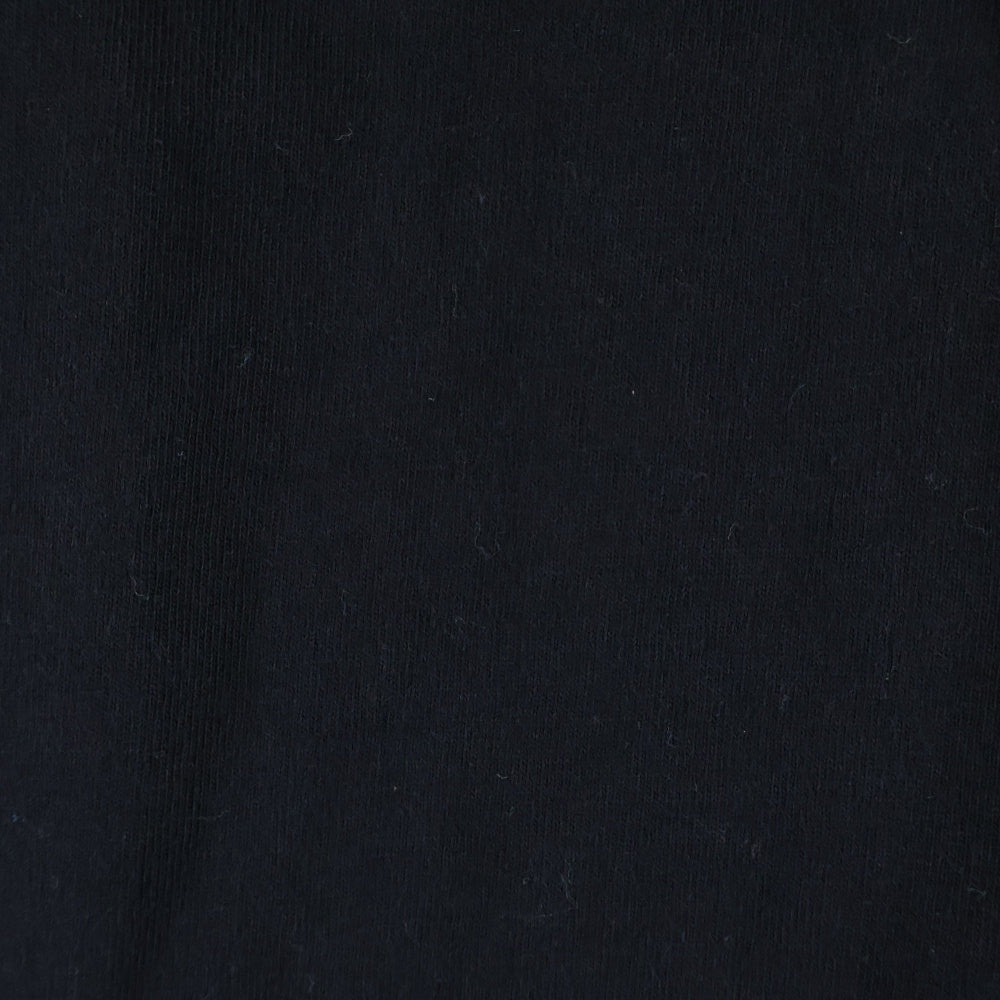 CHROME HEARTS(クロムハーツ) OLD フロントダブルクロス刺繍 クルーネック 長袖Tシャツ カットソー ブラック